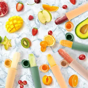 glace silicone 4 couleurs haakaa ute66 1 Rafraîchissez vos petits cet été avec nos moules à glace en silicone colorés ! Ils sont le moyen idéal de créer des glaces maison, saines et sans déchets, sans la contamination qui accompagne les moules à glace en plastique classiques.