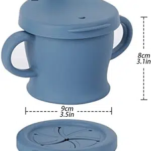 gobelet silicone sip and snack bleu haakaa bhk125 2 <ol><li><p><strong>Polyvalence Ingénieuse :</strong> Le gobelet en silicone Sip-N-Snack de Haakaa offre une expérience pratique pour boire et manger en déplacement, avec deux couvercles interchangeables transformant le gobelet en un bec pratique ou un récipient à goûter.</p></li><li><p><strong>Conception Adaptée aux Enfants :</strong> Le bec du couvercle du gobelet est spécialement conçu pour les petites bouches, avec une valve assurant un écoulement régulier de l'eau, rendant la boisson dans cette tasse extrêmement facile pour les enfants.</p></li><li><p><strong>Anti-Éclaboussures et Facile à Emporter :</strong> Le couvercle anti-éclaboussures du snack présente un design en forme de pétale avec des rabats en silicone souple pour une saisie facile des aliments par les petites mains, éliminant les tracas des récipients difficiles à ouvrir. De plus, avec la sécurité anti-renversement, ce gobelet est idéal pour être emporté partout sans crainte de dégâts.</p></li></ol>