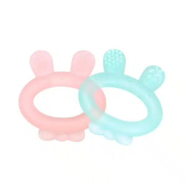 anneaux-de-dentition-lapin.jpg anneaux de dentition lapin 1 L'anneaux de dentition Lapin Haakaa est parfaitement adapté aux petits qui commencent à faire leurs dents.