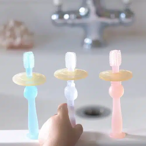 brosse a dent enfant haakaa silicone photo bebe main Offrez un soulagement doux aux enfants avec des dents en croissance grâce à nos brosses en silicone. Soulage même les molaires difficiles.