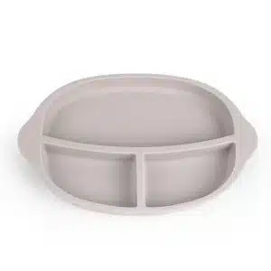 haakaa assiette 3 compartiments grise