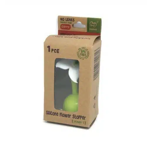 la fleur blanche dans son packaging