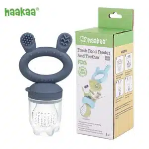 Grignoteur produits frais haakaa bleu marine