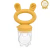grignoteur moutarde haakaa <strong>Découvrez le Grignoteur Haakaa, l'outil parfait pour introduire des aliments solides en toute sécurité. Fabriqué à 100% de silicone de qualité alimentaire, il garantit une expérience hygiénique et durable. Offrez à votre bébé une double fonctionnalité avec un jouet de dentition innovant. Choisissez la sûreté, la durabilité exceptionnelle, et la sécurité renforcée. Libérez la curiosité de votre enfant avec le Grignoteur Haakaa, commandez maintenant!</strong>