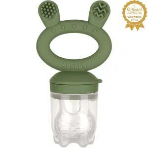 Grignoteur Produits Frais Silicone Vert foncé
