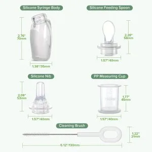 mhk206 ensemble de seringues alimentation pinguin haakaa caracteristiques Le <strong data-start="176" data-end="212">Penguin Dual Feeding Syringe Set</strong> est un kit complet et ingénieux conçu pour nourrir votre bébé avec précision, sécurité et douceur. Il permet de donner facilement du lait maternel, des purées ou des liquides, tout en minimisant les risques de fausse route ou d’étouffement.